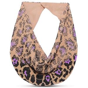 Mignonne Gavigan Leopard Scarf Necklace NWOT